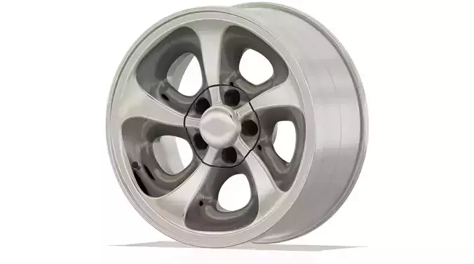 3d printable Chevy wheel 3D print model