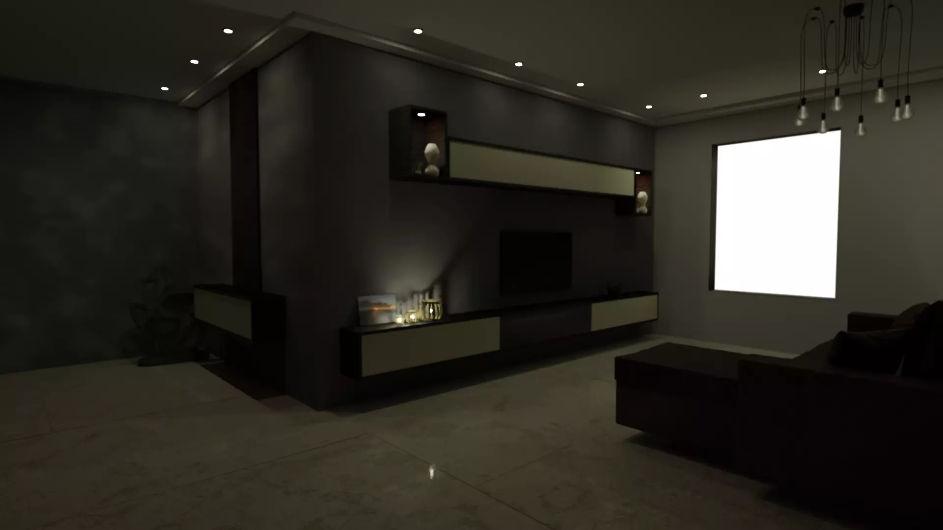 living room 3D model_0