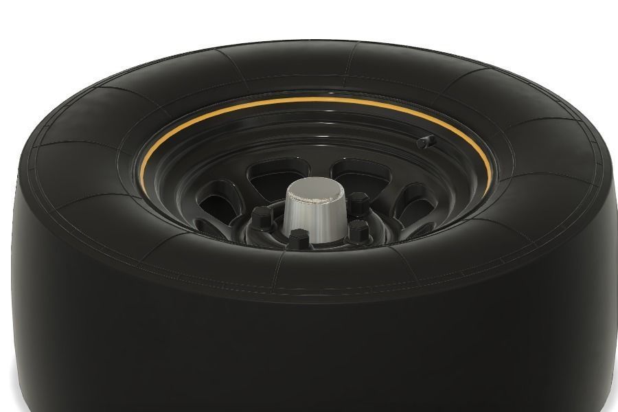 3d printable modern Nascar wheel 3D print model_2