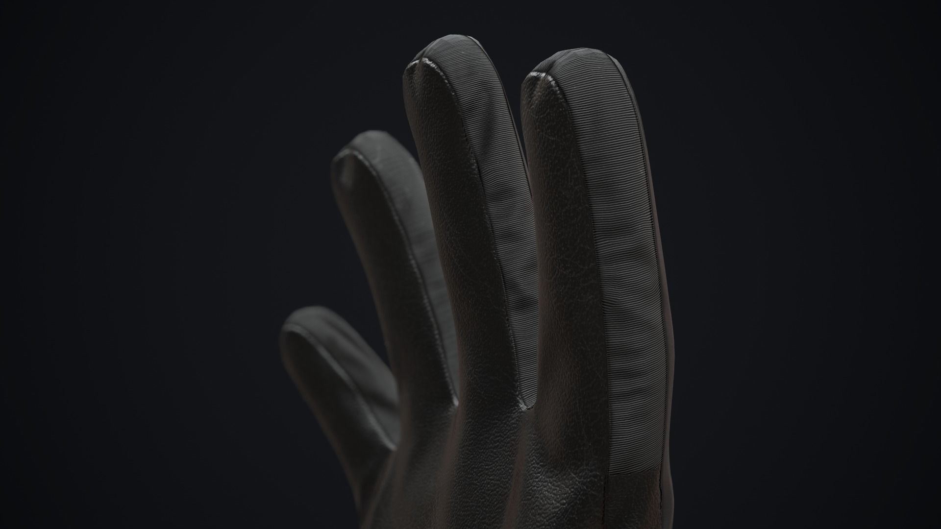 Winter gloves pack 3D Model Collection_12
