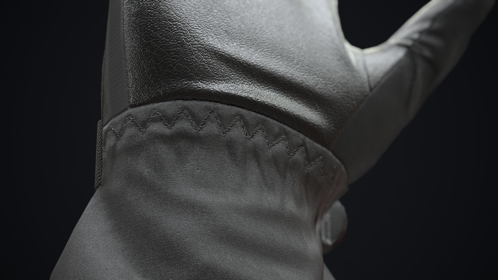 Winter gloves pack 3D Model Collection_10