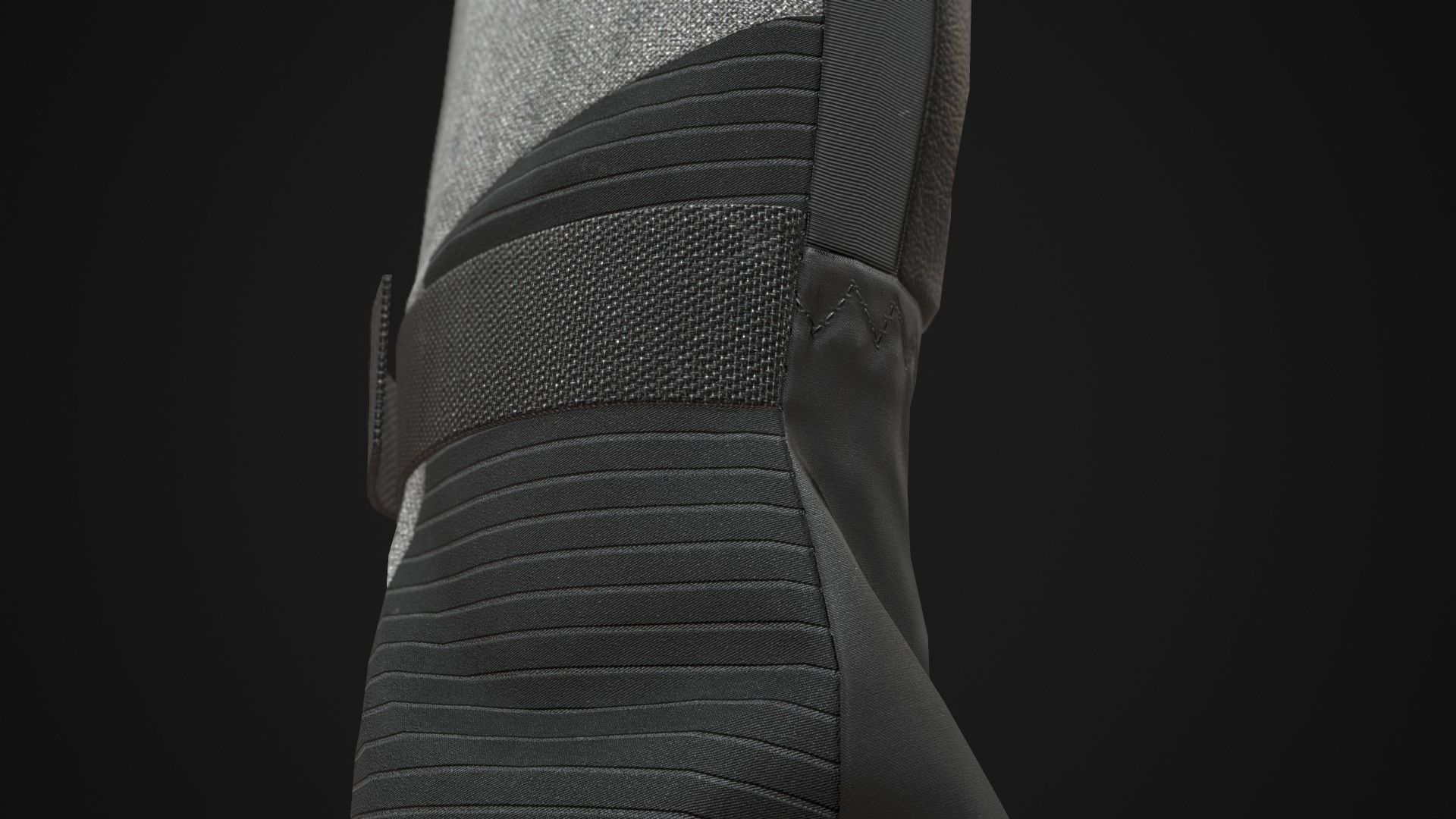 Winter gloves pack 3D Model Collection_22