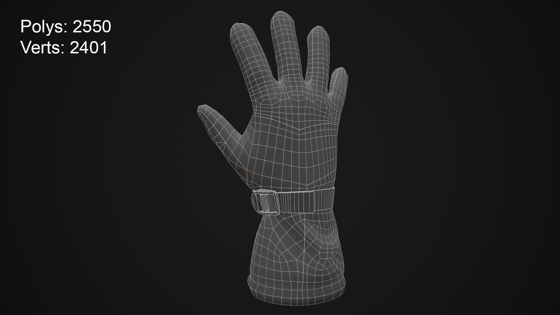 Winter gloves pack 3D Model Collection_30