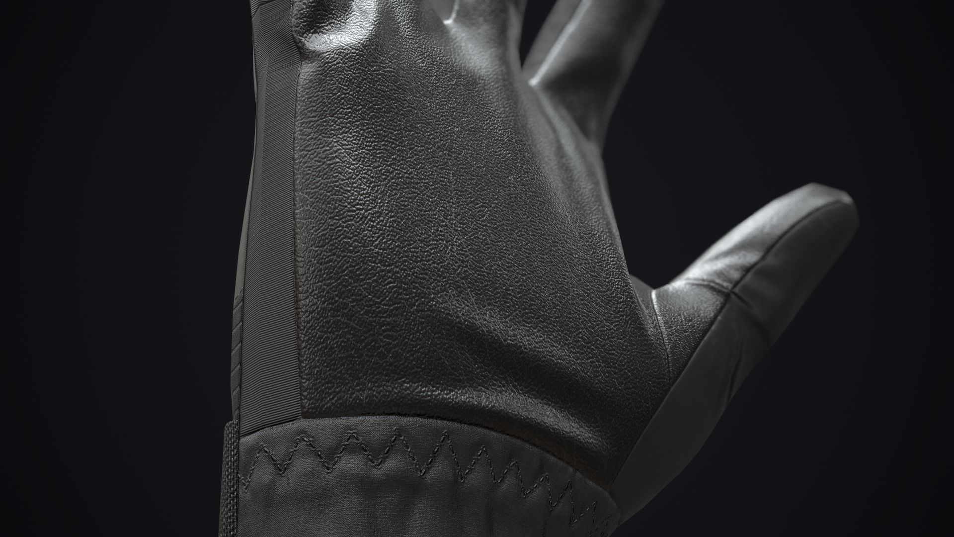 Winter gloves pack 3D Model Collection_14