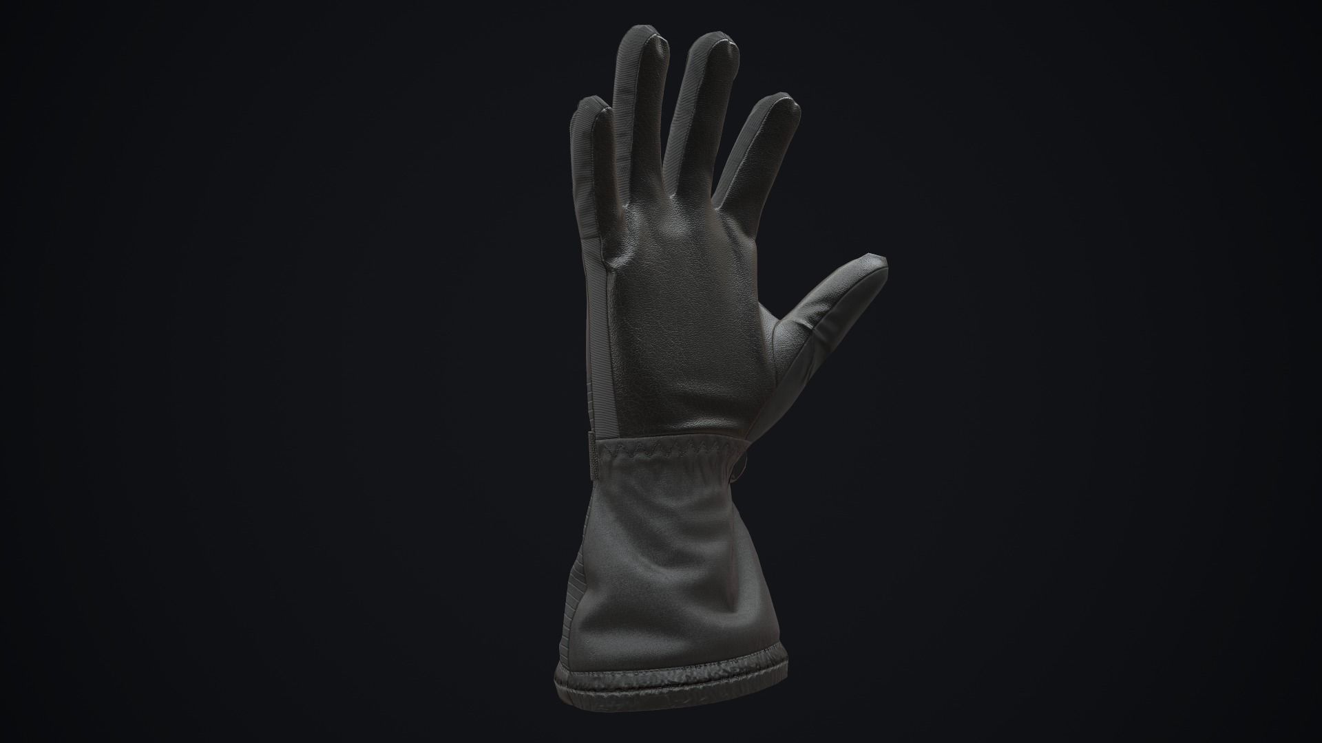 Winter gloves pack 3D Model Collection_5