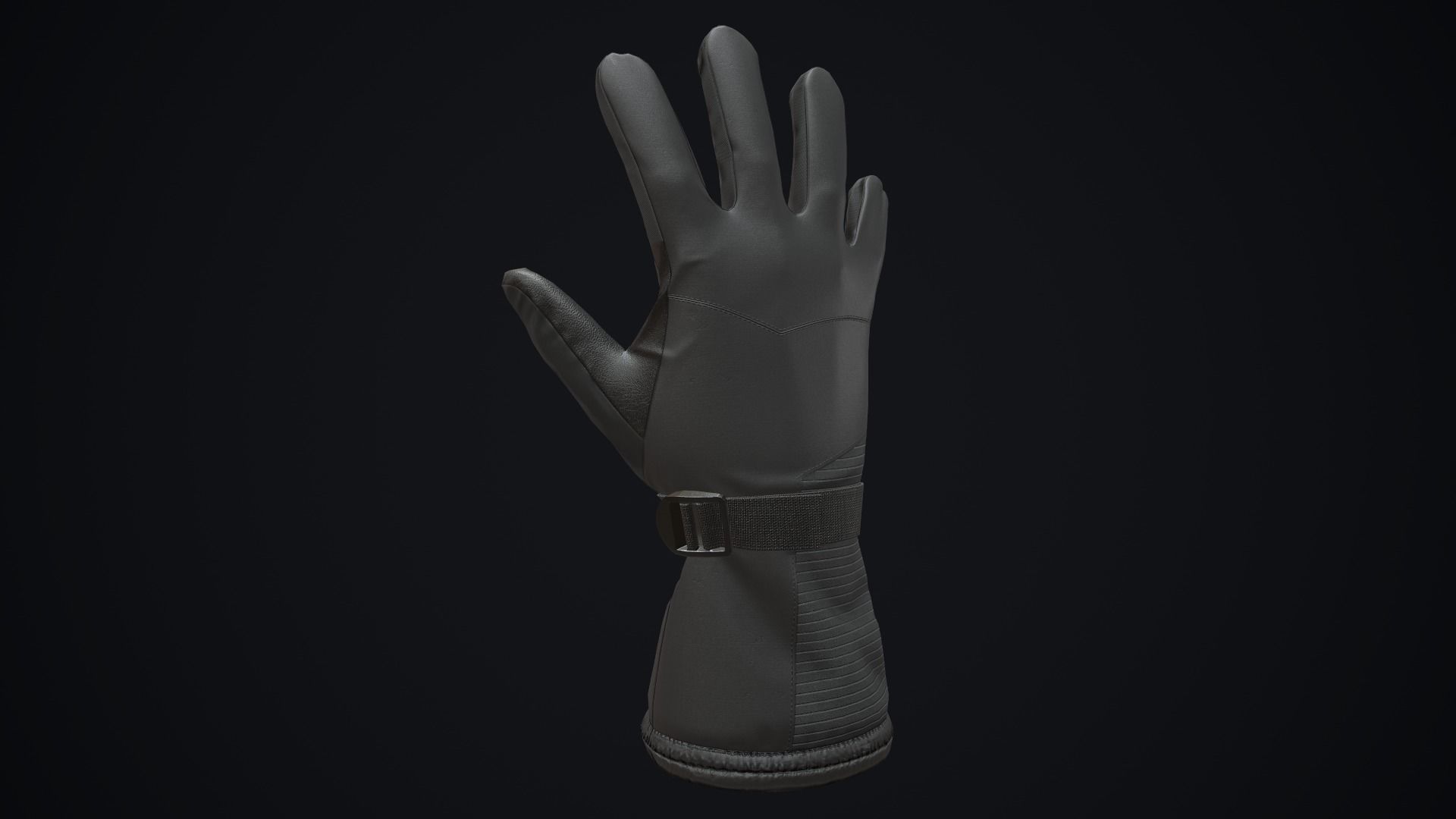 Winter gloves pack 3D Model Collection_3