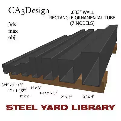 083in Wall Rectangle Ornamental Tube