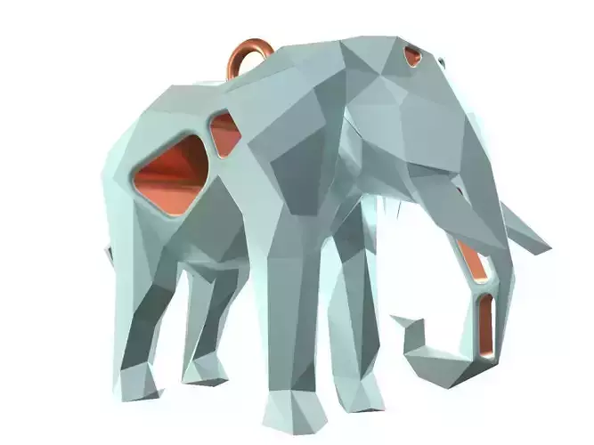 Animal Charm Elephant Pendant