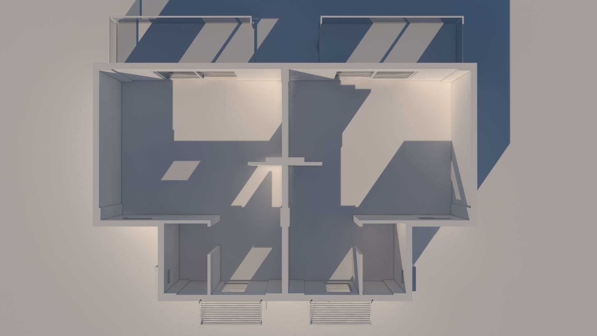 Modern Summer House 3D model_7