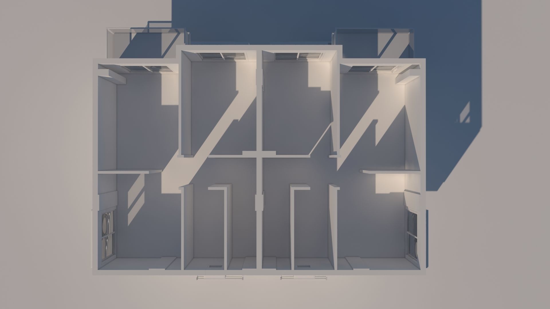 Modern Summer House 3D model_6