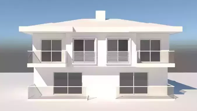 Modern Summer House  3D model