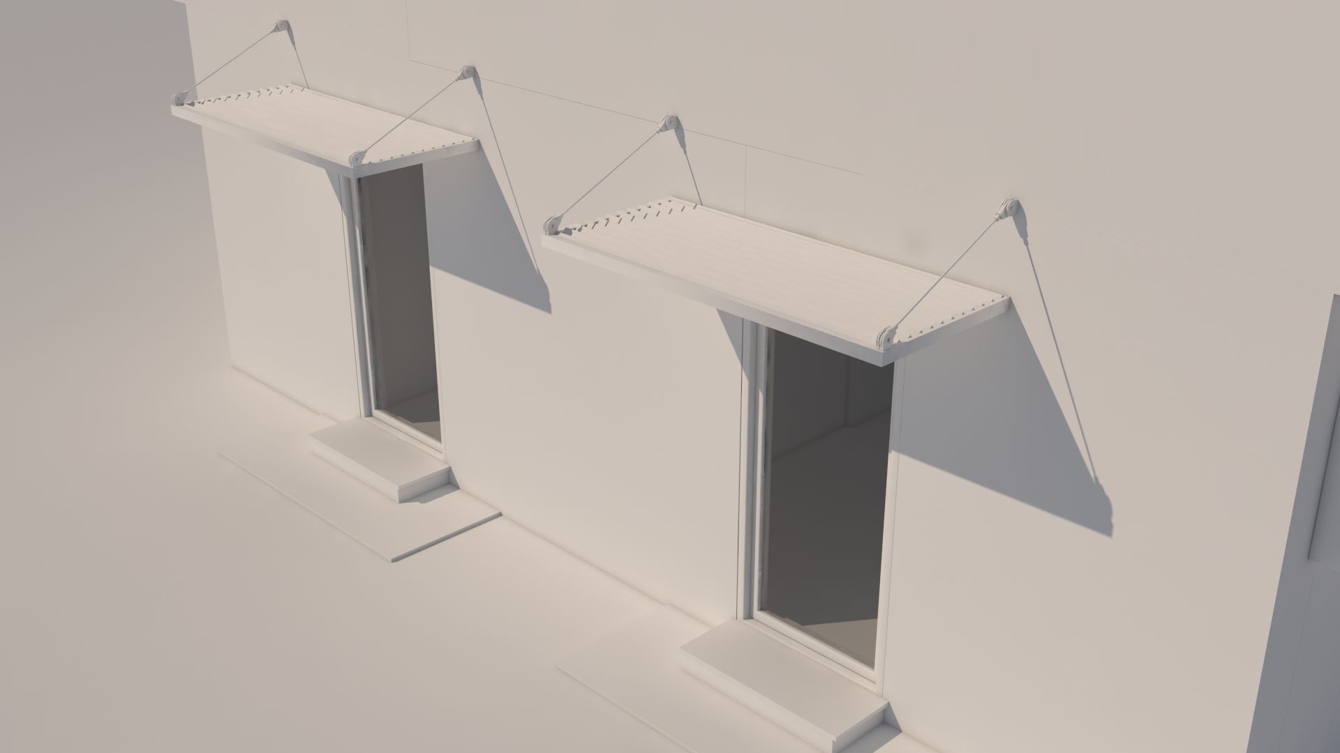 Modern Summer House 3D model_4