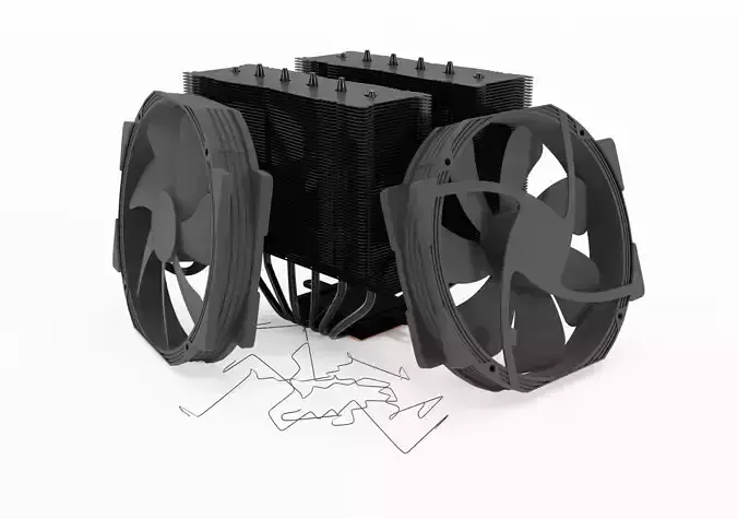 NH-D15 Noctua Chromax Black 