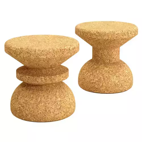 African cork stools by Wiid Design