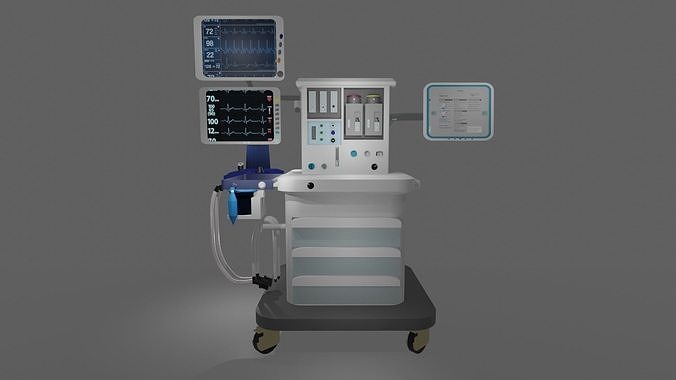 Anesthesia Device 3D model