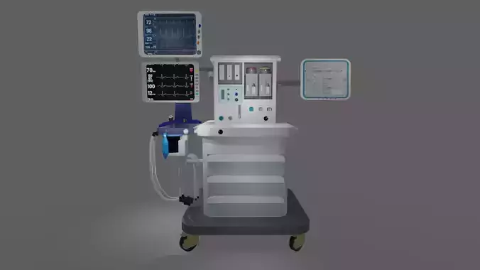Anesthesia Device 3D model
