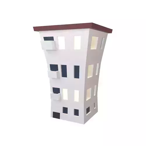 Low Poly Apartment v2 001