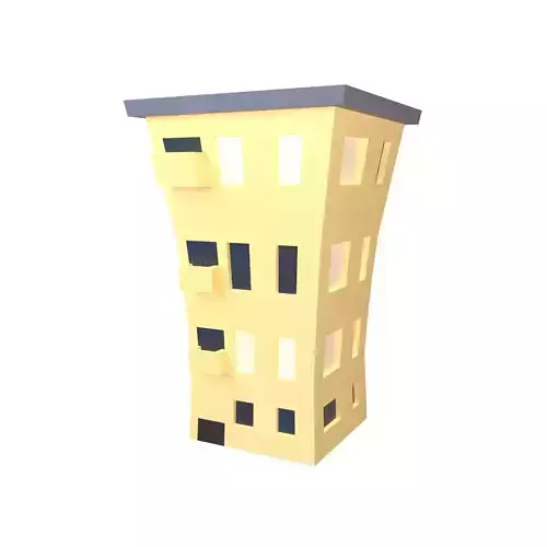 Low Poly Apartment v2 002