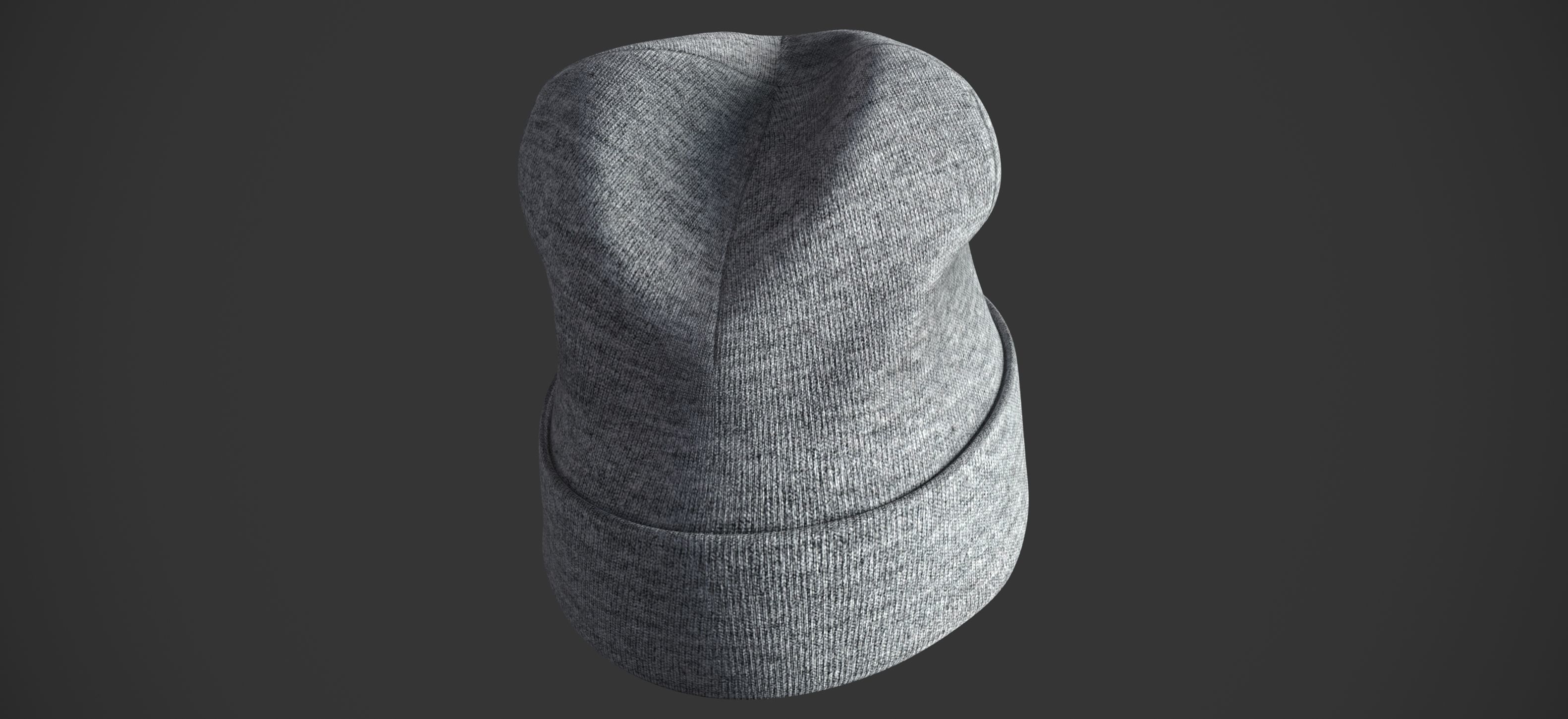 Winter hats pack 3D Model Collection_6