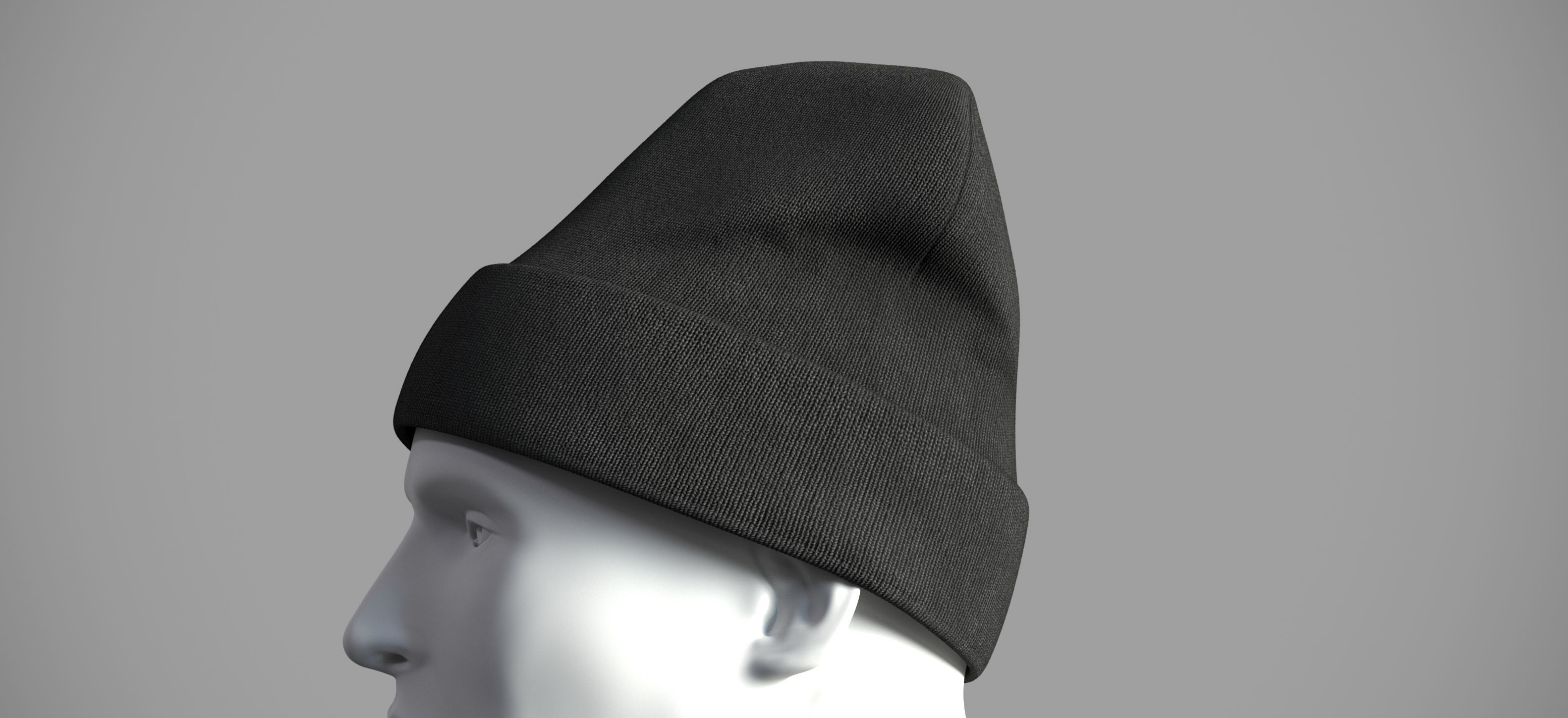Winter hats pack 3D Model Collection_24