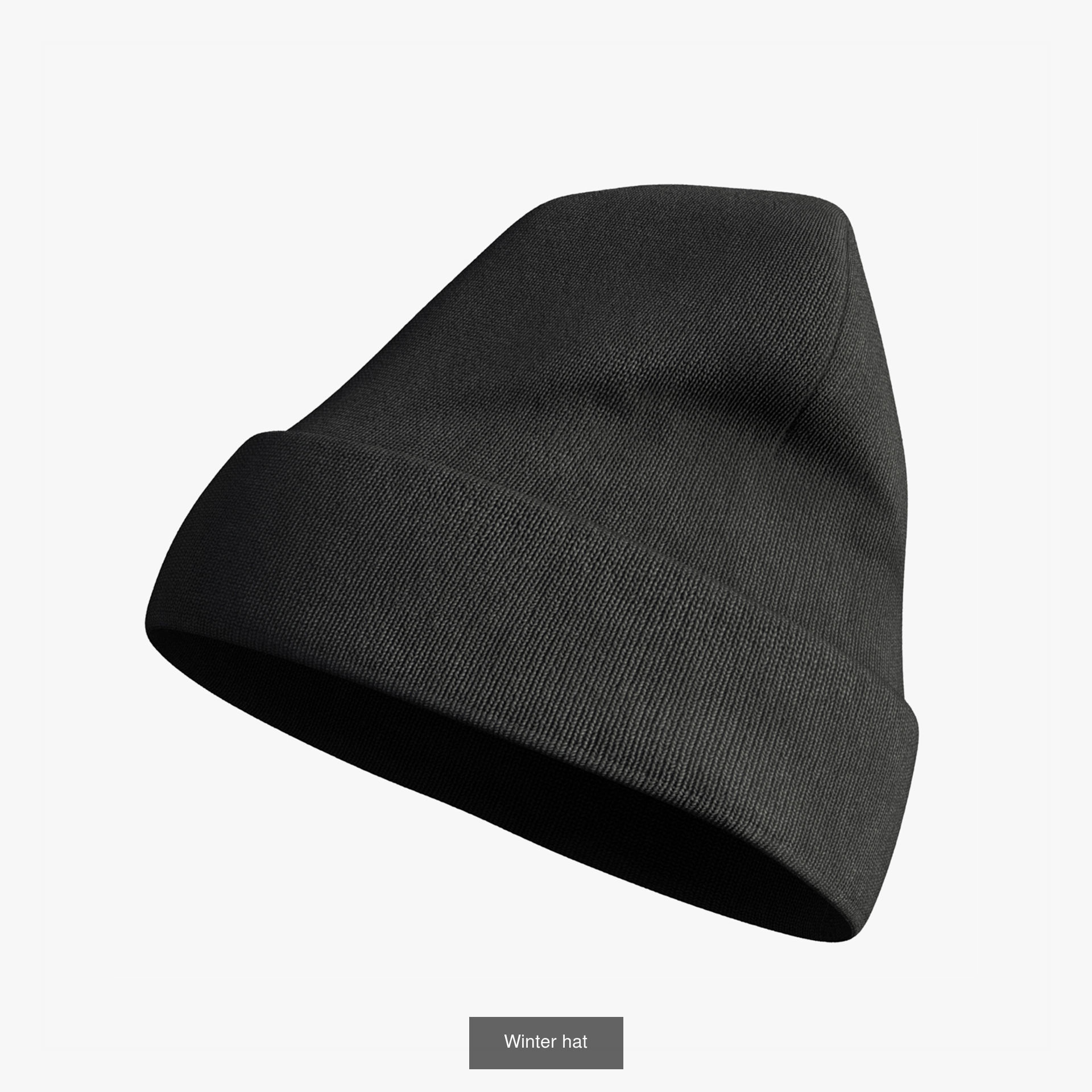 Winter hats pack 3D Model Collection_2