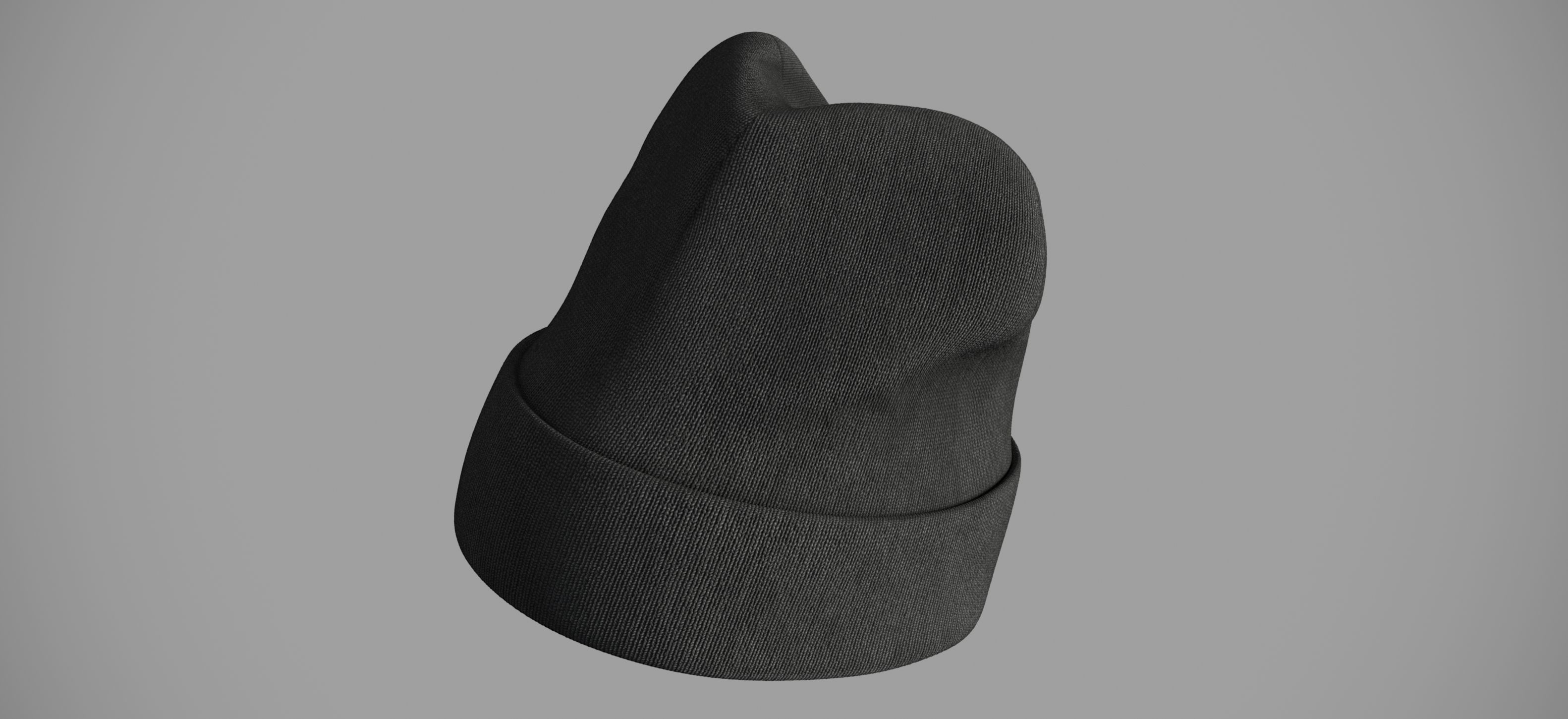Winter hats pack 3D Model Collection_22