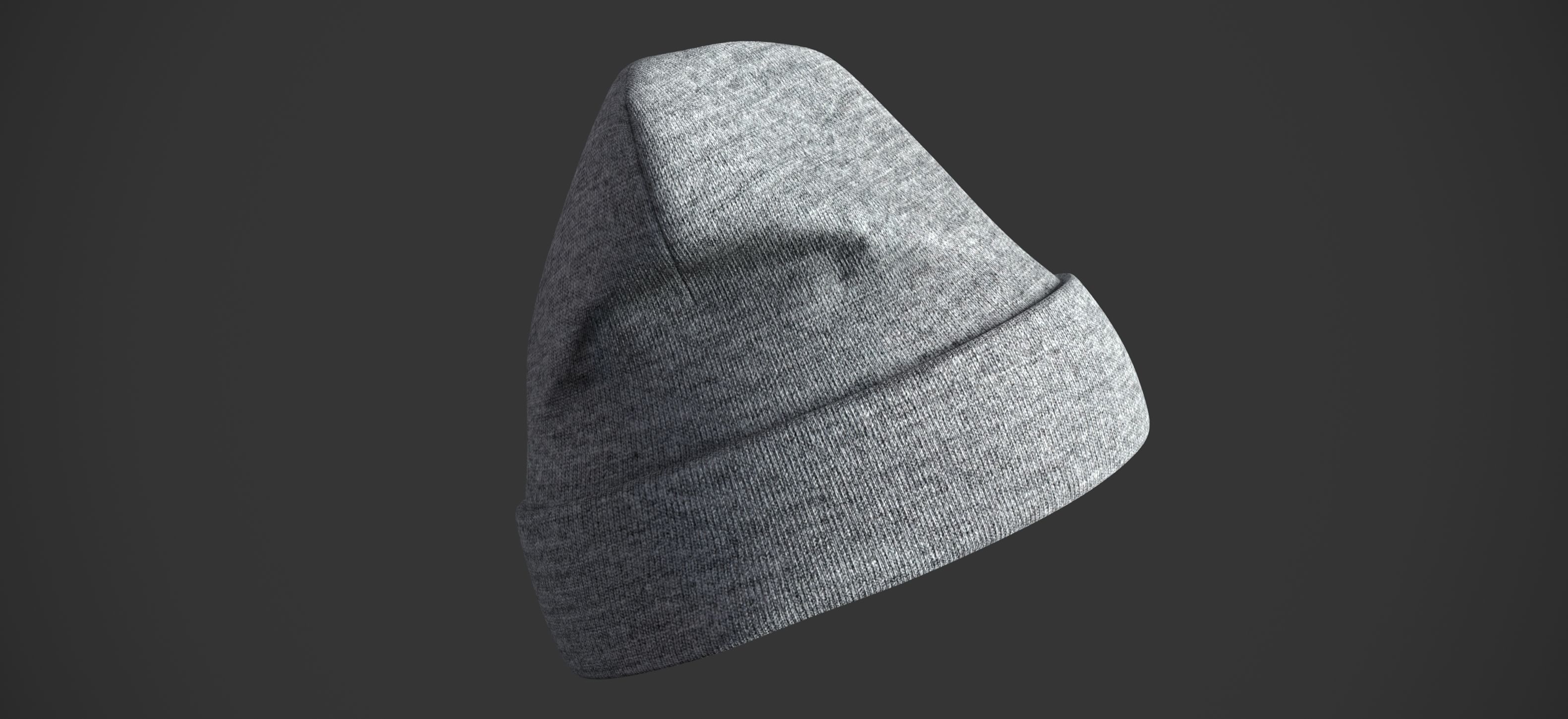 Winter hats pack 3D Model Collection_8