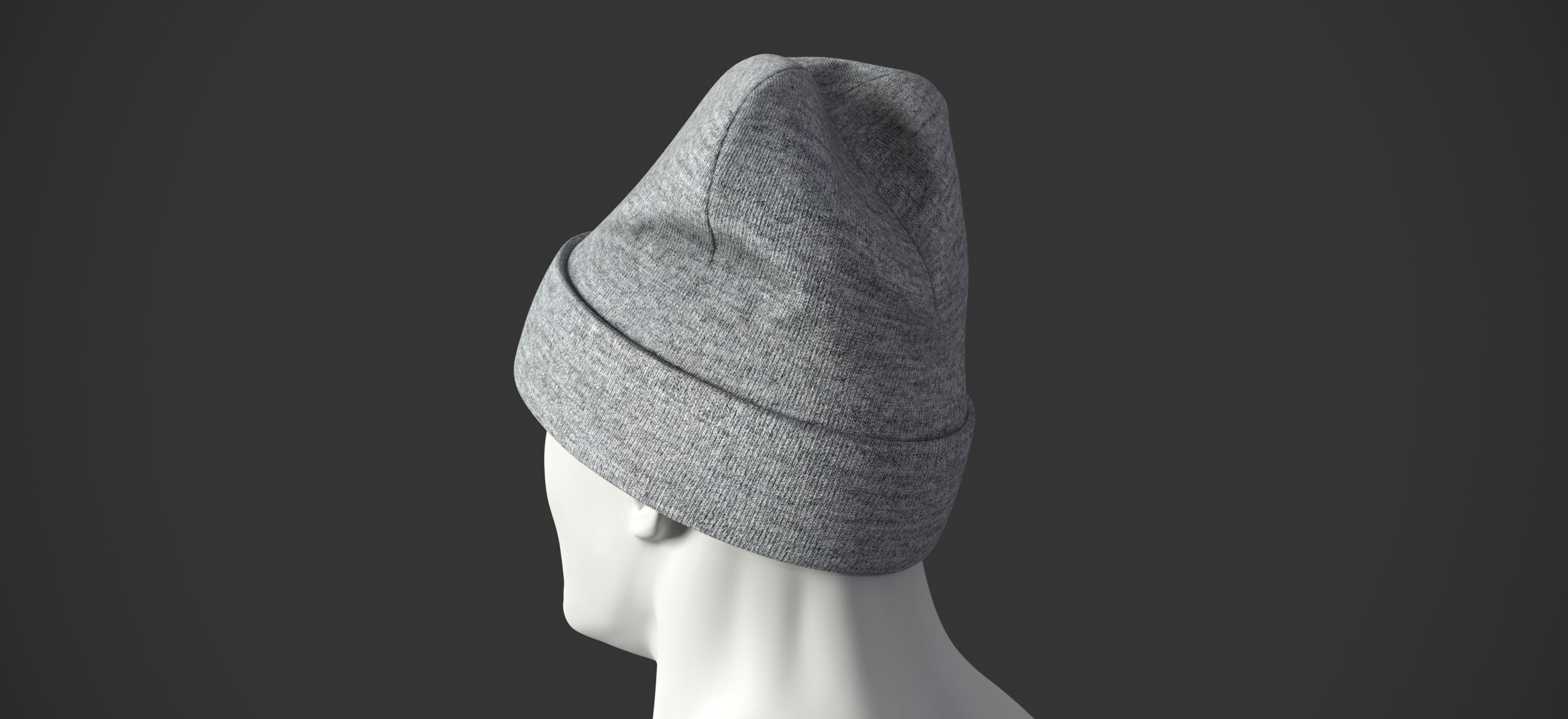 Winter hats pack 3D Model Collection_13
