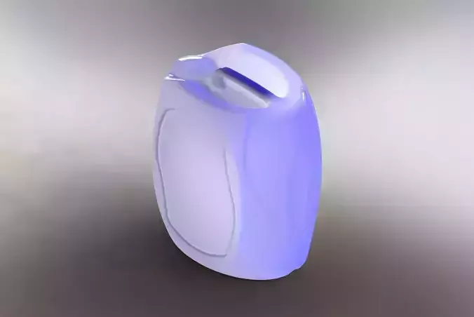 4500ML PRIL BOTTLE 3D SOLID MODEL 3D model