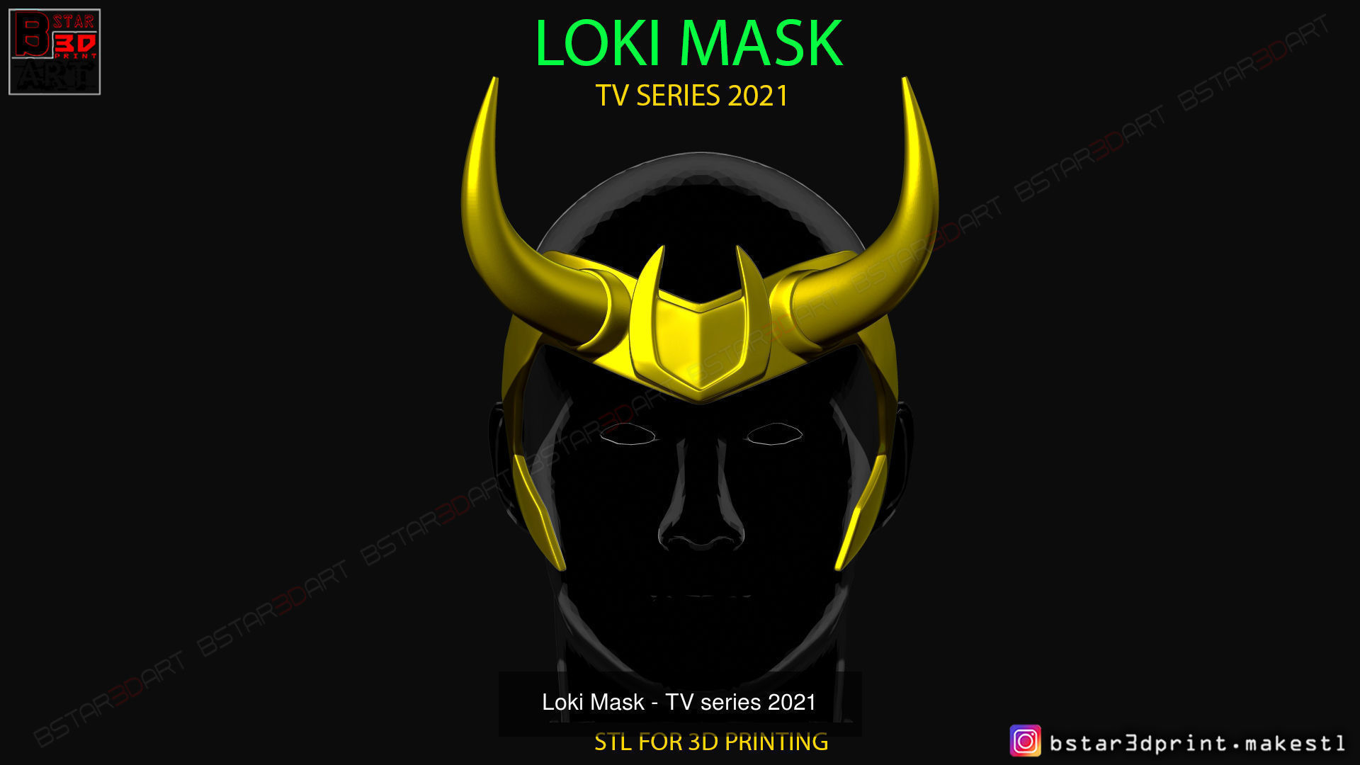  LOKI Crown - LADY LOKI Crown - LOKI Daggers  - TV series 2021 3D Model Collection_1