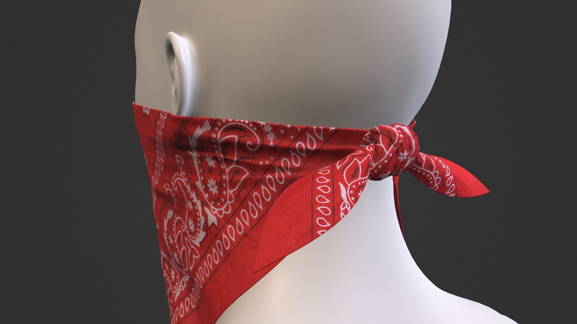Bandanas pack 3D Model Collection_11