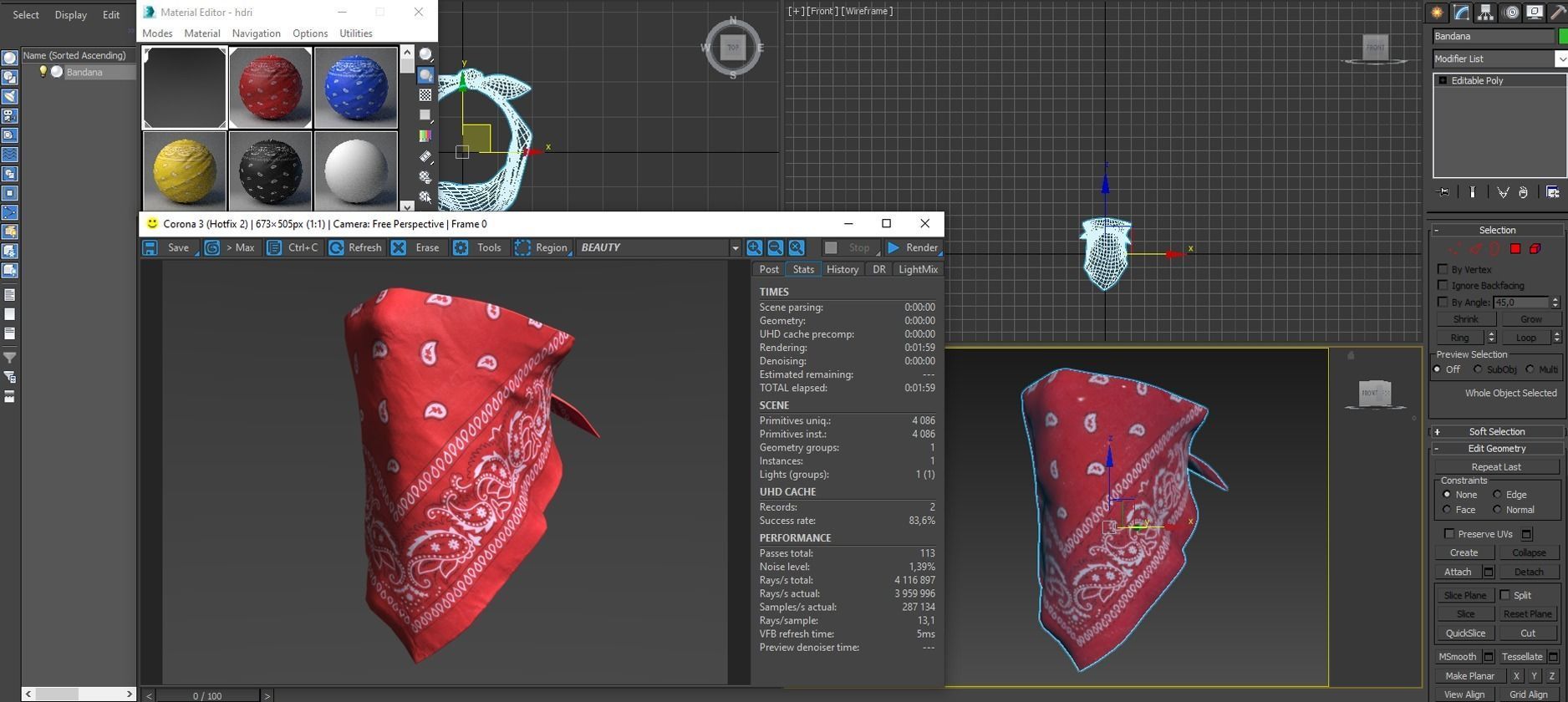 Bandanas pack 3D Model Collection_20