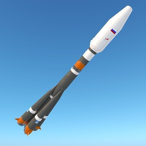 Soyuz 2 Rocket 3D model