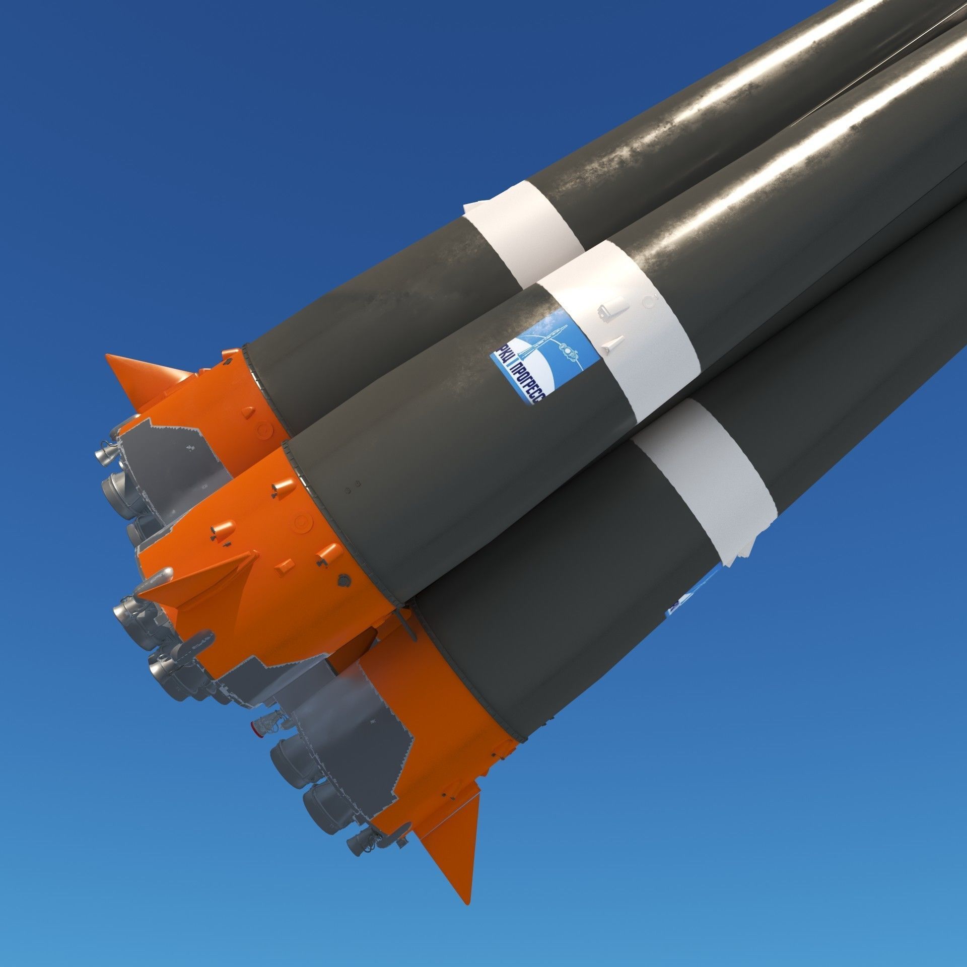 Soyuz 2 Rocket 3D model_8