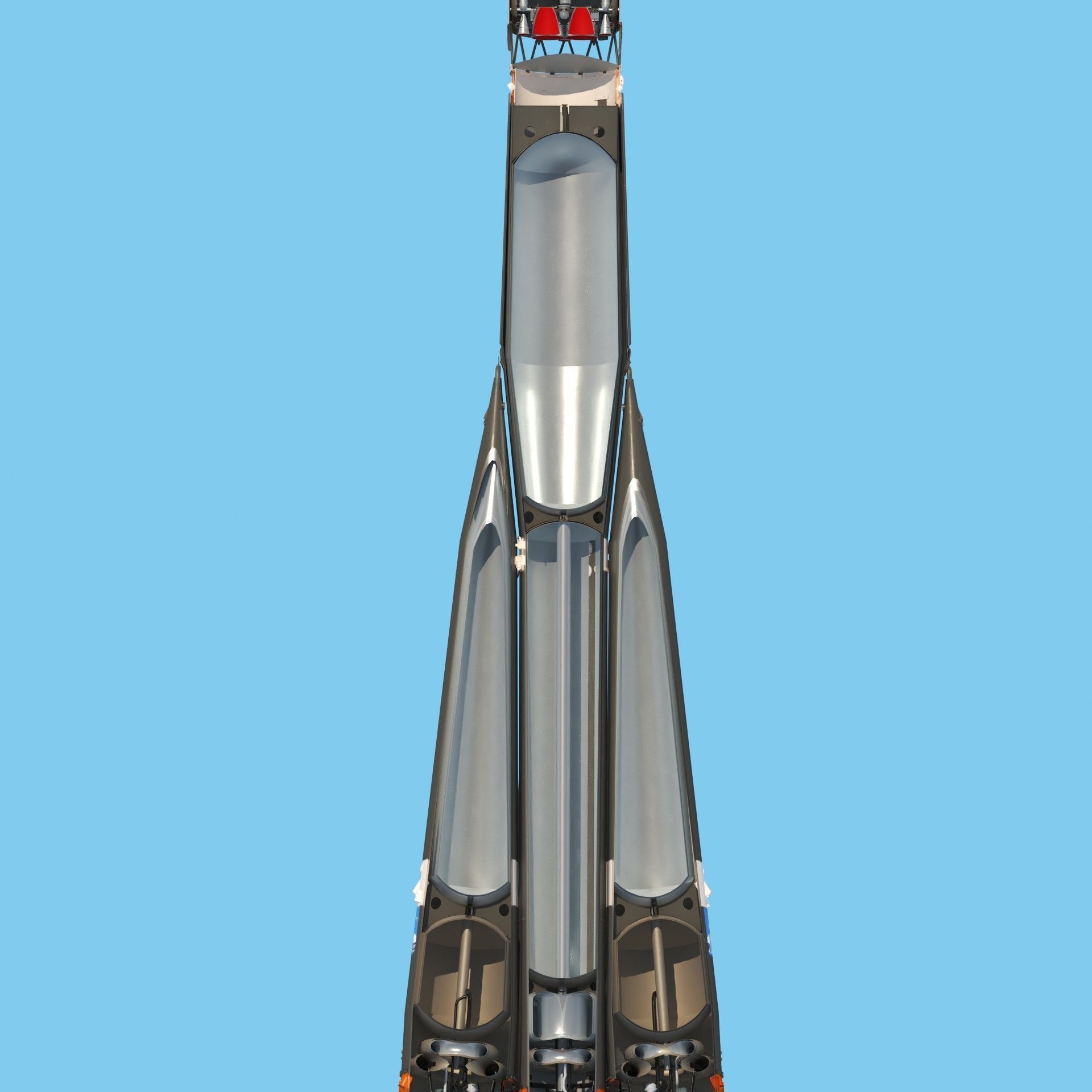 Soyuz 2 Rocket 3D model_4