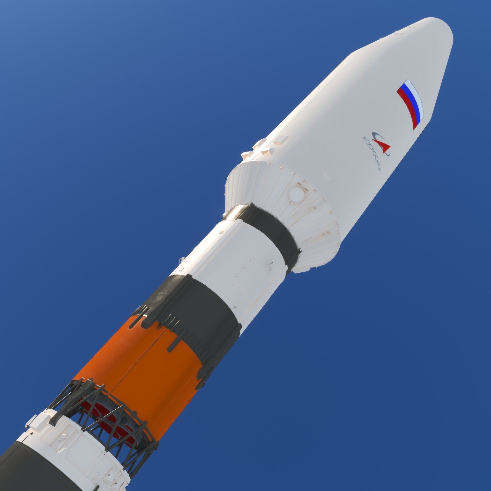 Soyuz 2 Rocket 3D model_9