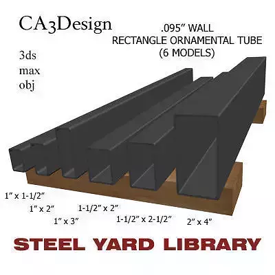 095in Wall Rectangle Ornamental Tube