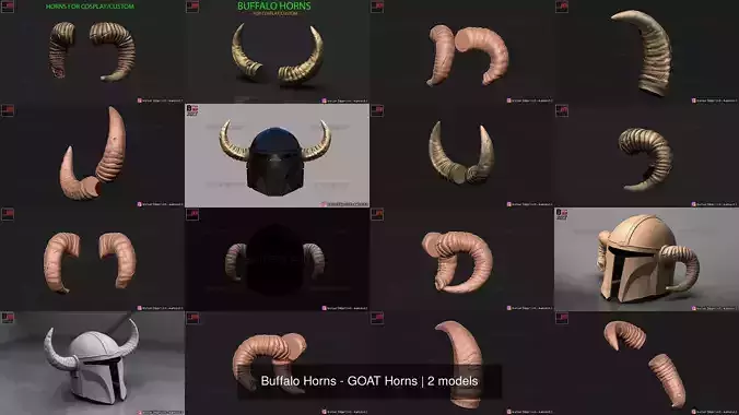 Buffalo Horns - GOAT Horns