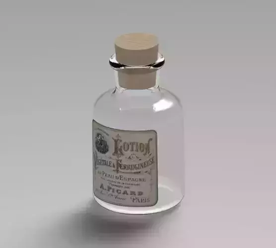 French lotion bottle 