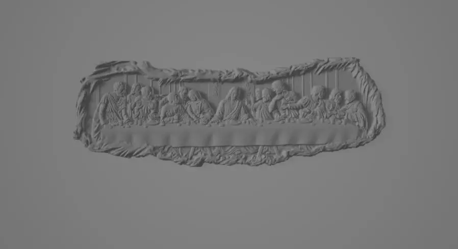 The last supper 3D model