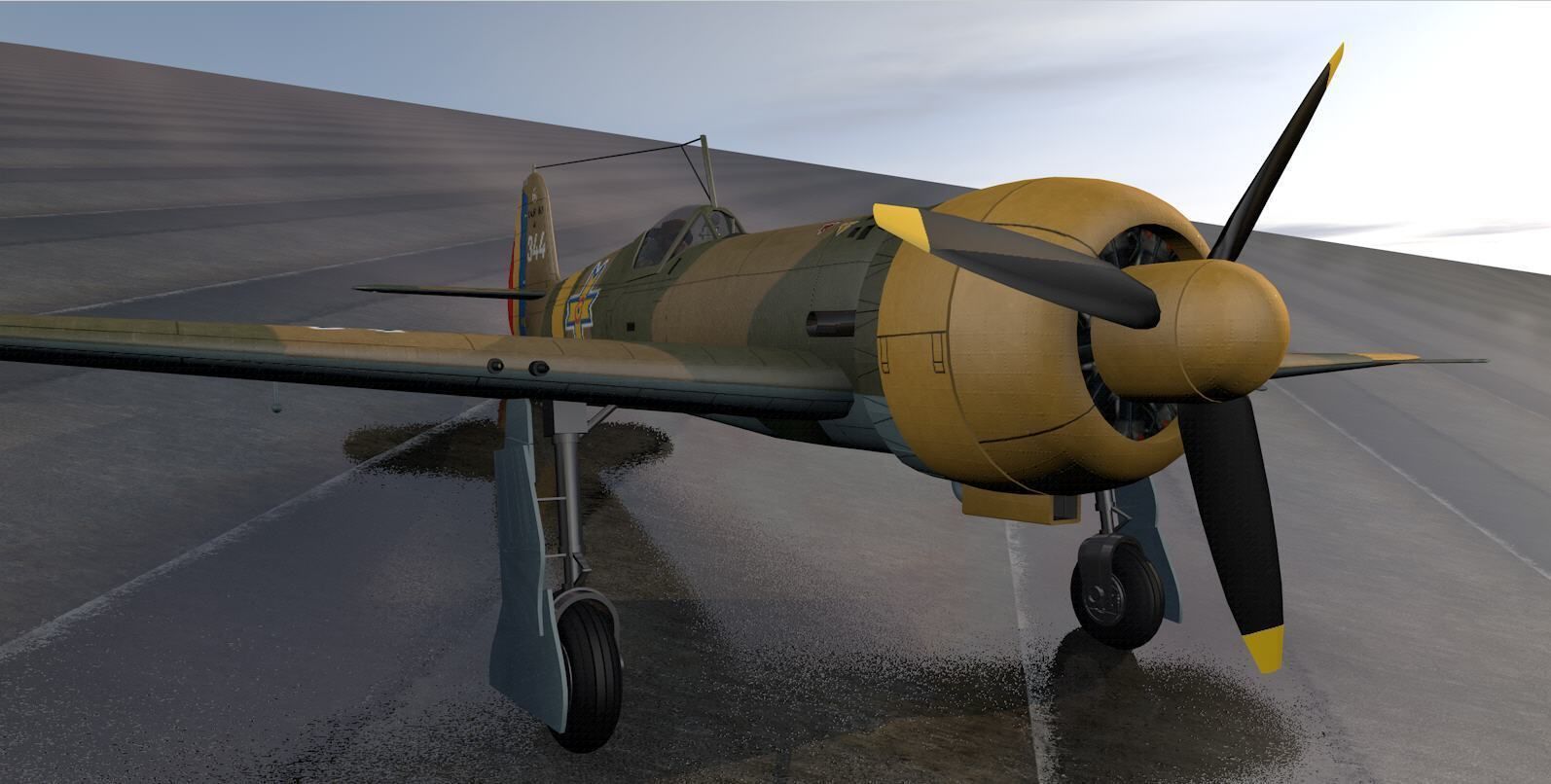 IAR-80A luftwaffe fw 3D model_4