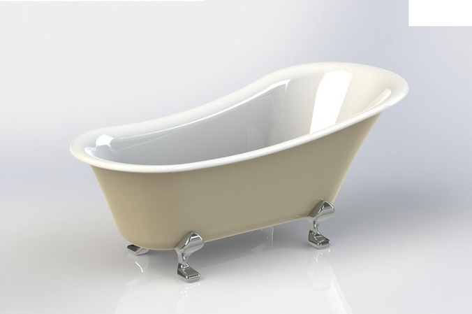 Clawfoot bathtub 