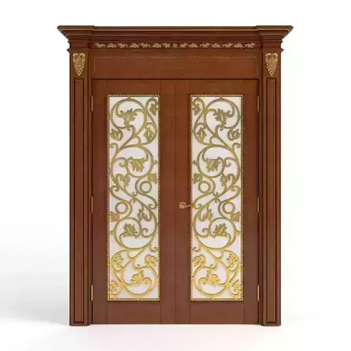 wood door Bakokko double-wing