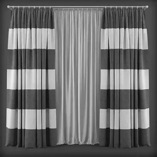 Curtain 3D model 133
