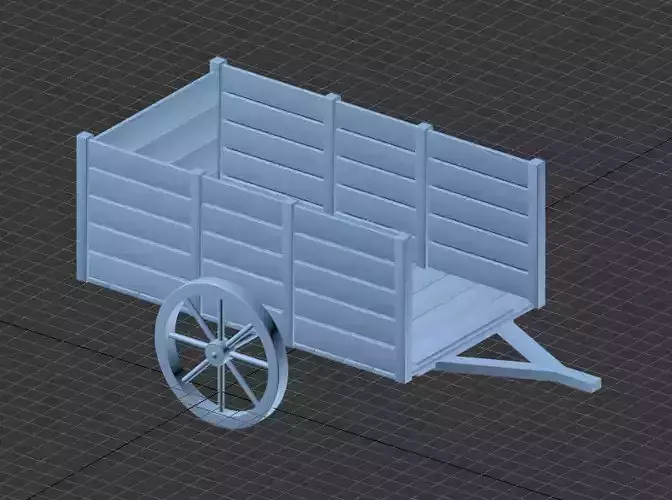 Wooden Wagon Cart