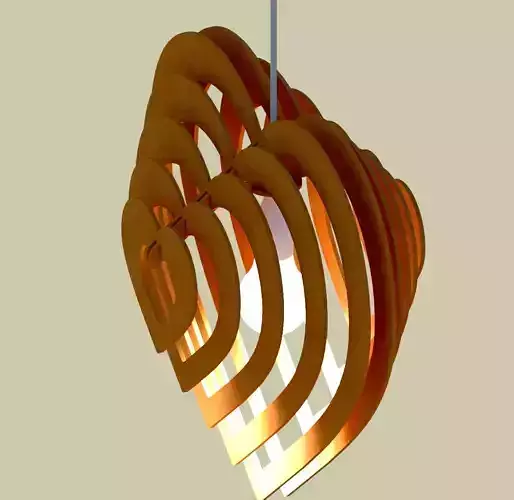 Chandelier lamp model 3D 
