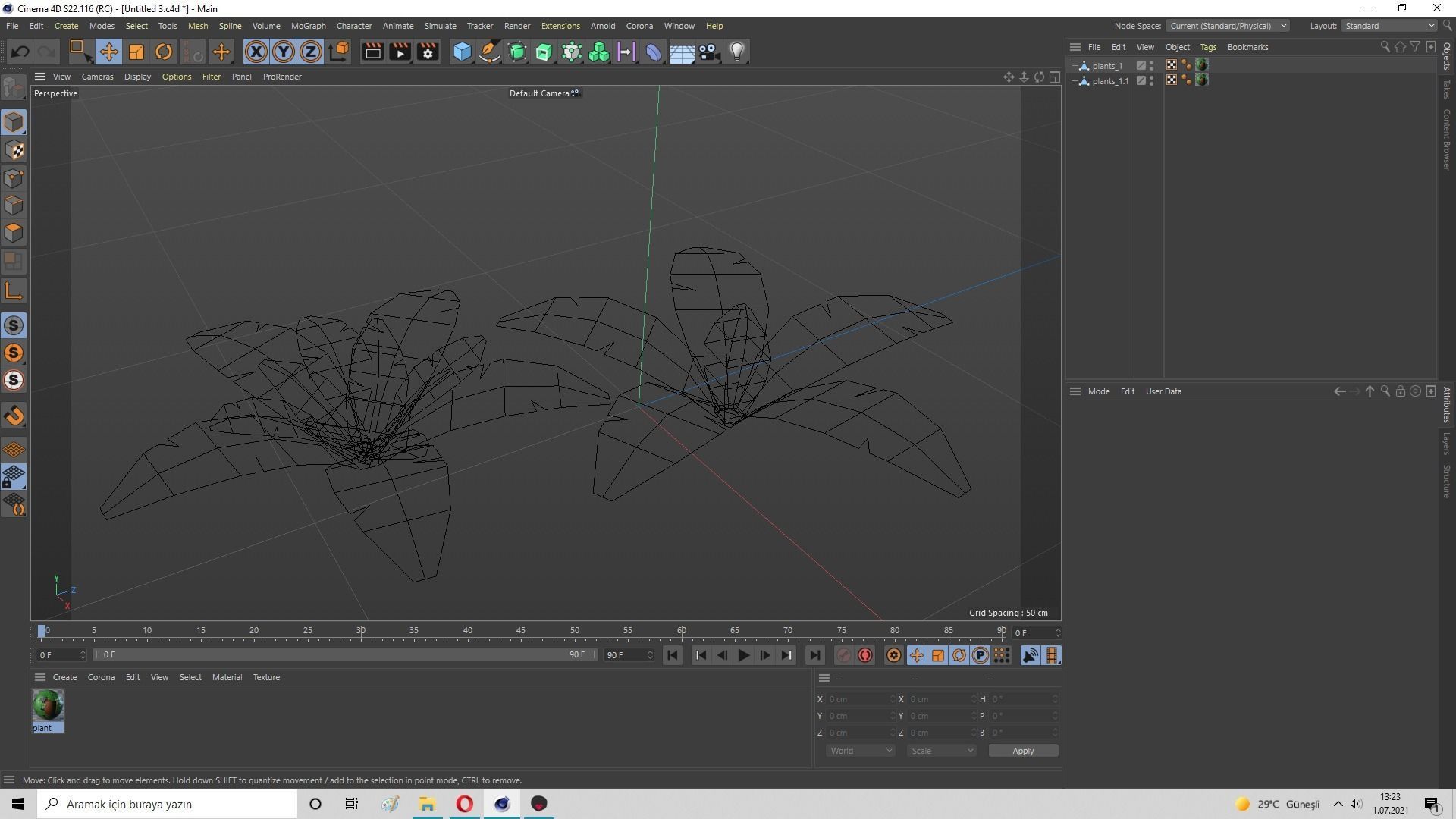  Low Poly Tropical Plant Low-poly 3D model_26