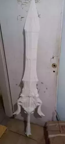 Genshin Impact  Song of Broken Pines Eula Sword 3D print model