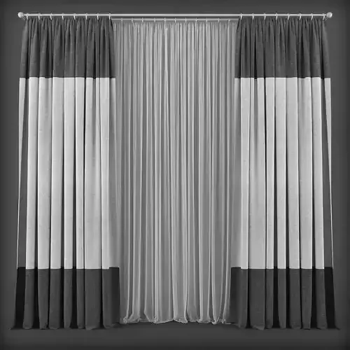 Curtain 3D model 134