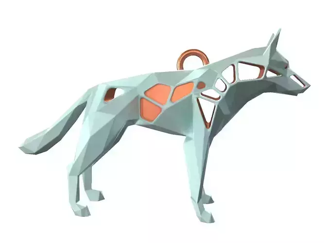 Animal Charm German Shepherd Pendant